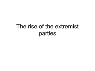 The rise of the extremist parties