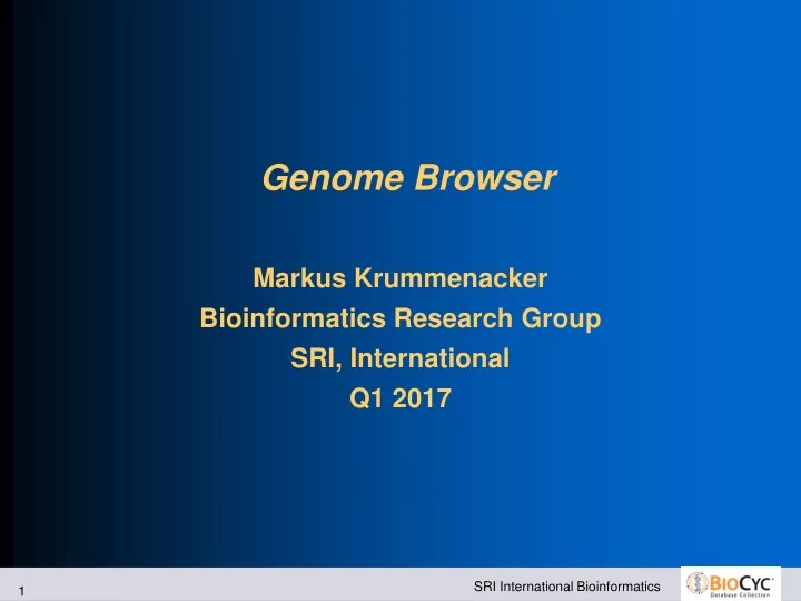 genome browser