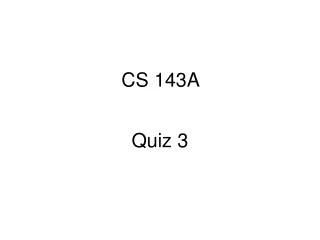 Quiz 3