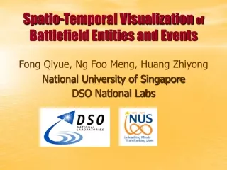 Spatio-Temporal Visualization  of Battlefield Entities and Events