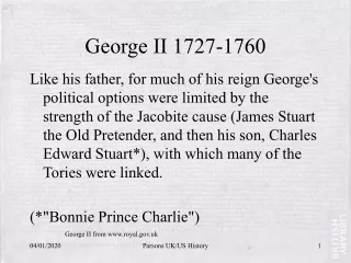 George II 1727-1760