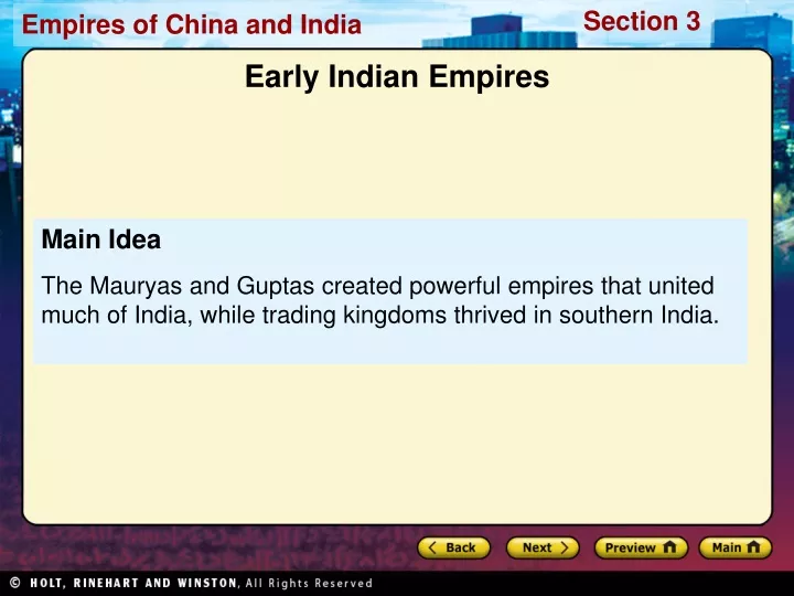 early indian empires