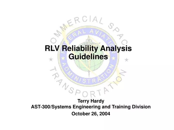 rlv reliability analysis guidelines