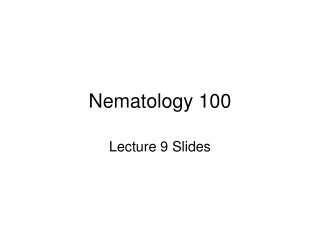 Nematology 100