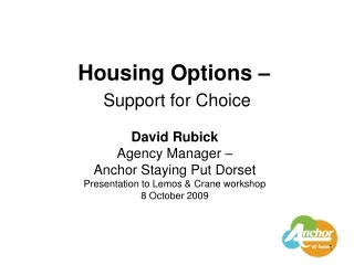 Housing Options – Support for Choice