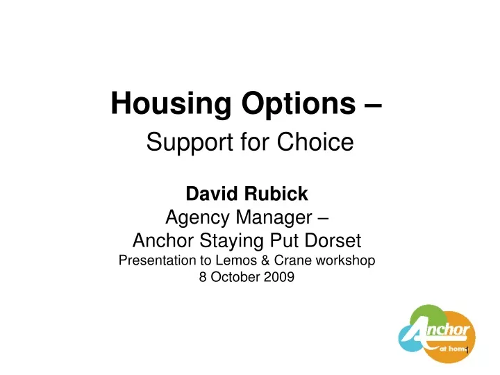 housing options support for choice