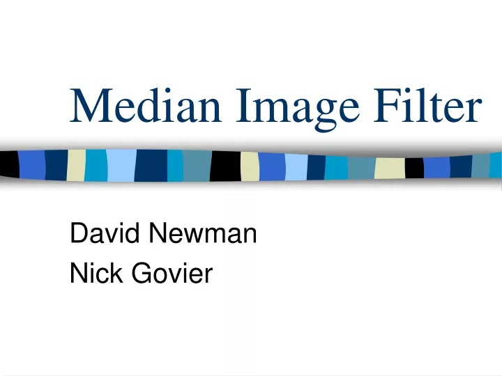 median image filter