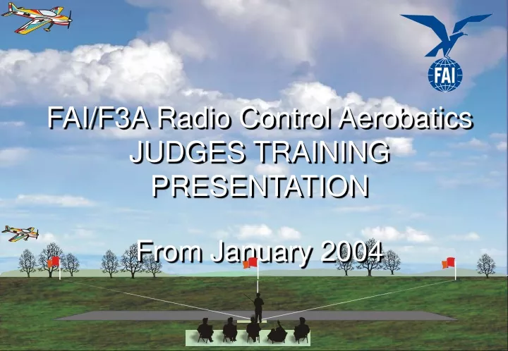 fai f3a radio control aerobatics judges training