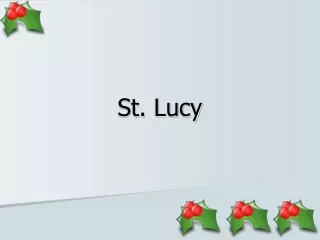 St. Lucy