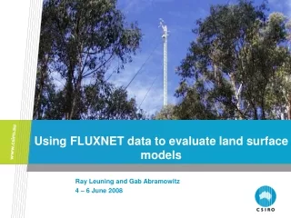 Using FLUXNET data to evaluate land surface models