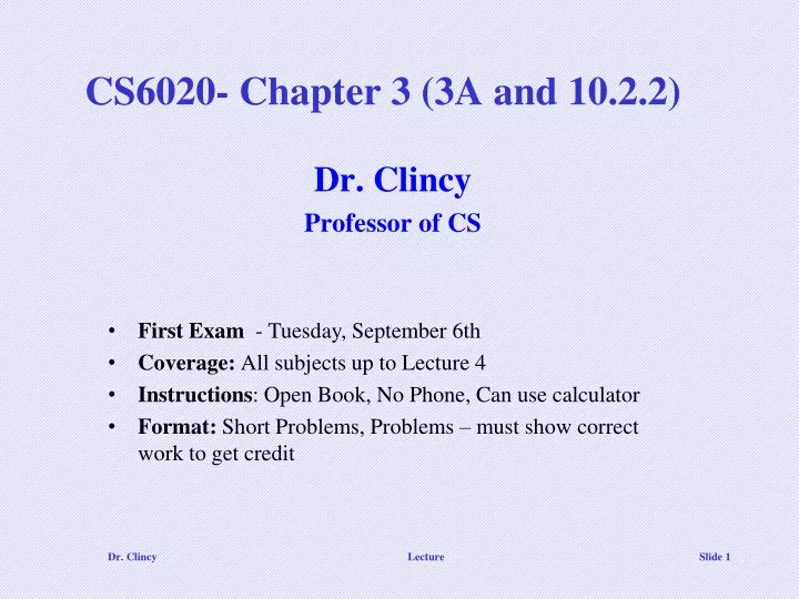 cs6020 chapter 3 3a and 10 2 2