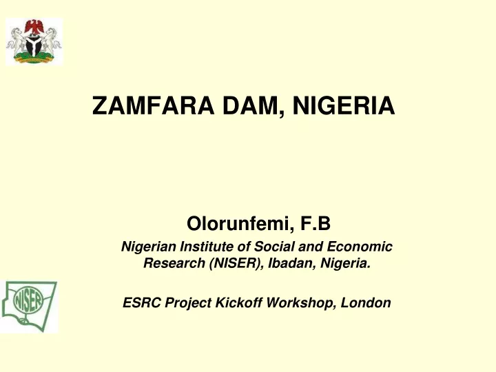 zamfara dam nigeria