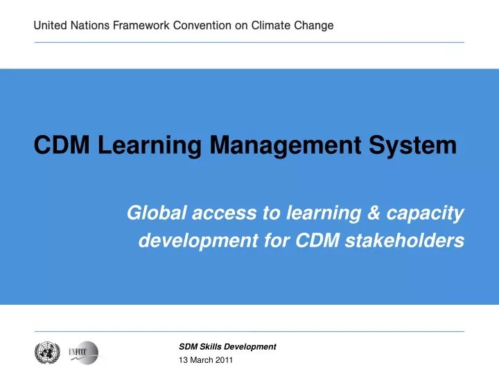 cdm learning management system