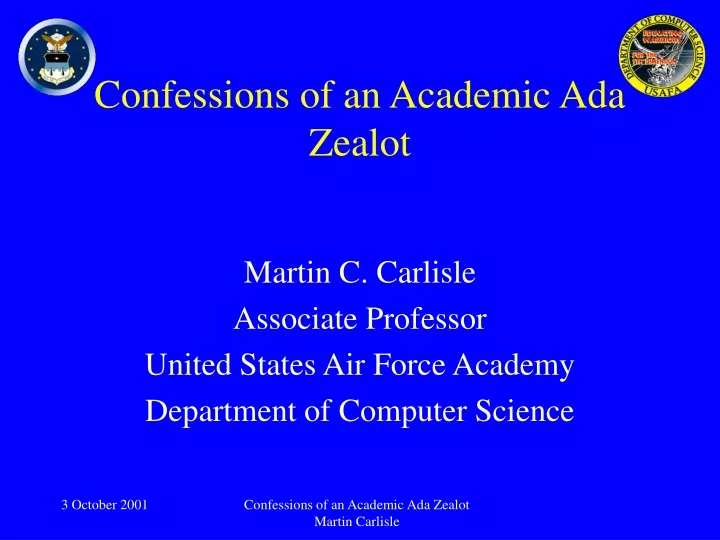 confessions of an academic ada zealot