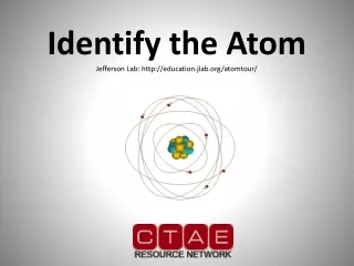 Identify the Atom Jefferson Lab: education.jlab/atomtour/