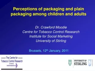 Perceptions of packaging and plain packaging among children and adults