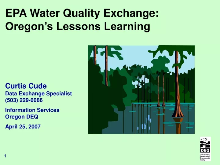 epa water quality exchange oregon s lessons