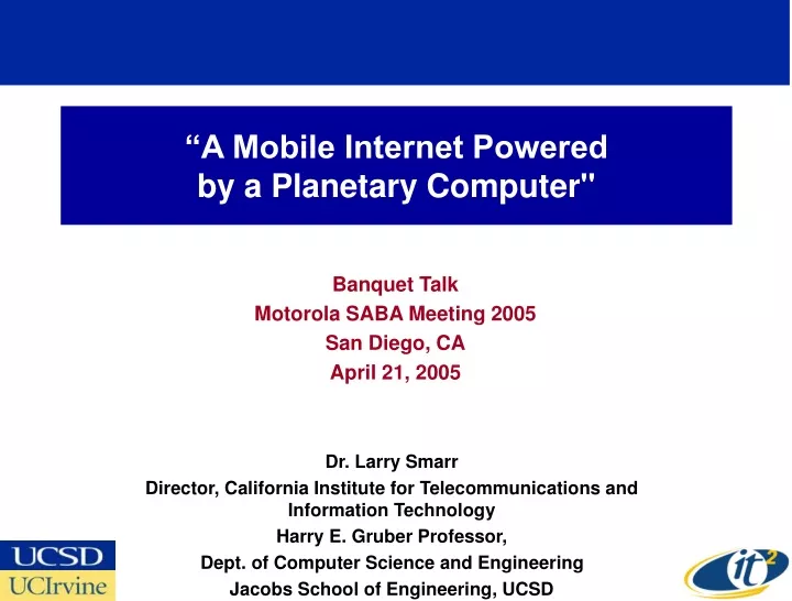 a mobile internet powered by a planetary computer