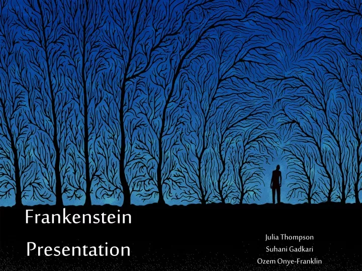 frankenstein presentation