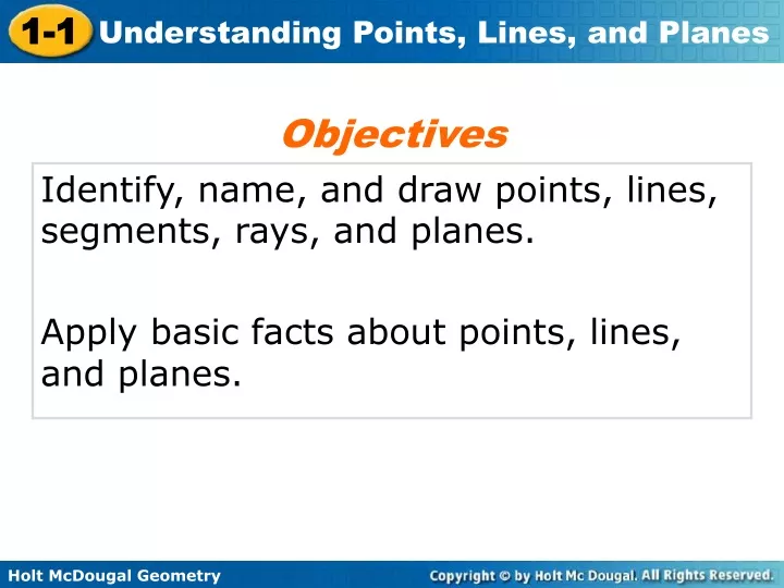 objectives