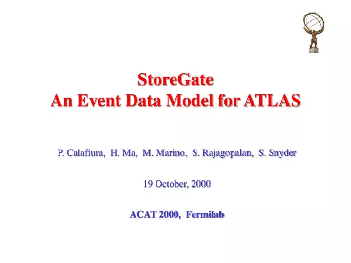 storegate an event data model for atlas