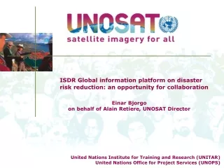 United Nations Institute for Training and Research (UNITAR)