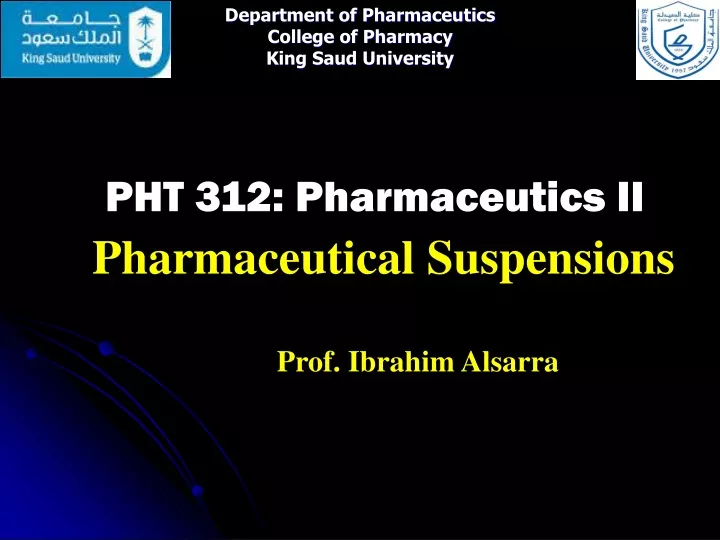 department of pharmaceutics college of pharmacy