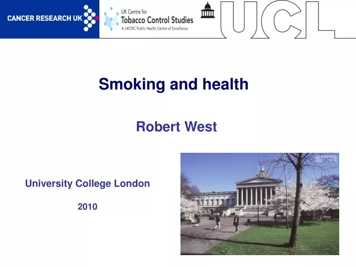 smoking and health