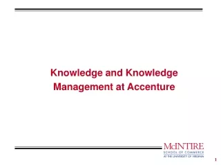 knowledge and knowledge management at accenture