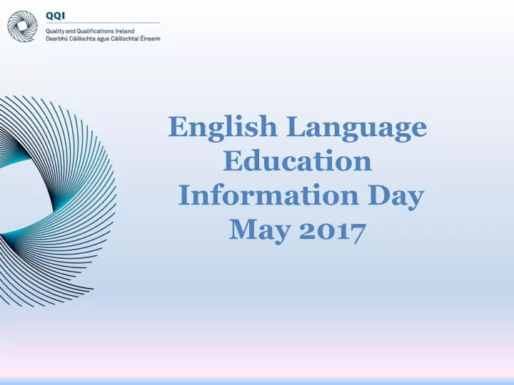 english language education information day may 2017