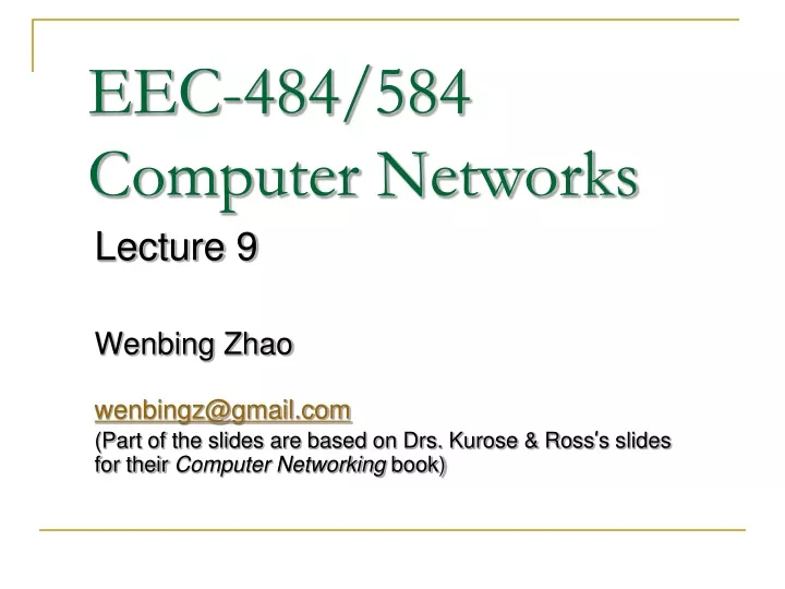 eec 484 584 computer networks