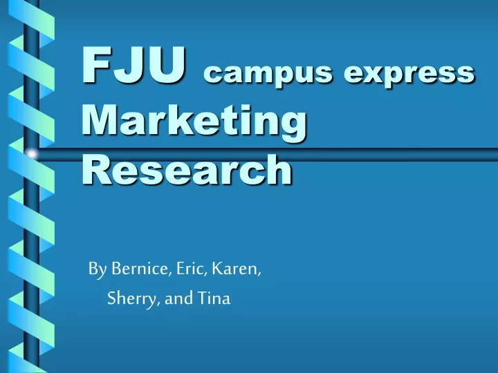 fju campus express marketing research