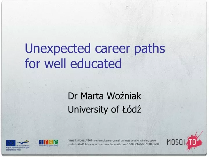 unexpected career paths for well educated