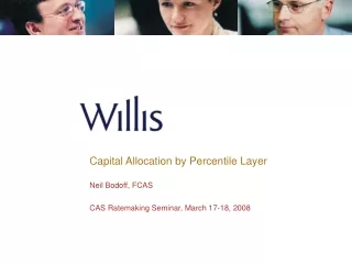 Capital Allocation by Percentile Layer  Neil Bodoff, FCAS