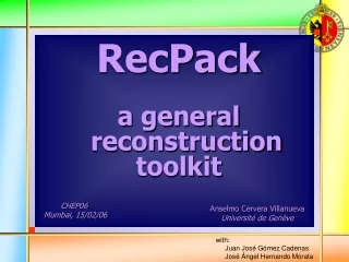 RecPack a general   reconstruction toolkit