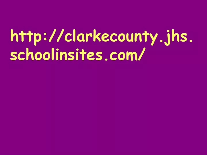 http clarkecounty jhs schoolinsites com