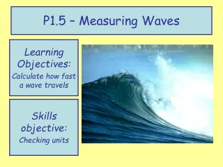 P1.5 – Measuring Waves