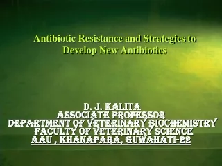 Antibiotic Resistance and Strategies to Develop New Antibiotics