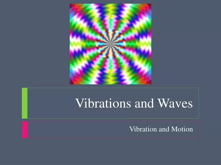 vibrations and waves