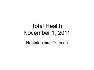 Total Health November 1, 2011