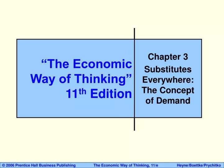 the economic way of thinking 11 th edition