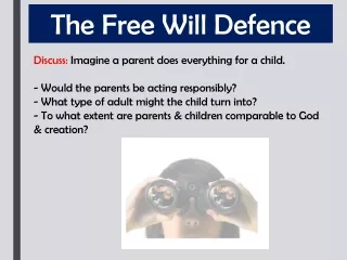 The Free Will Defence