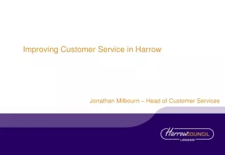 Improving Customer Service in Harrow
