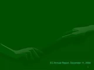 EC Annual Report, December 11, 2004