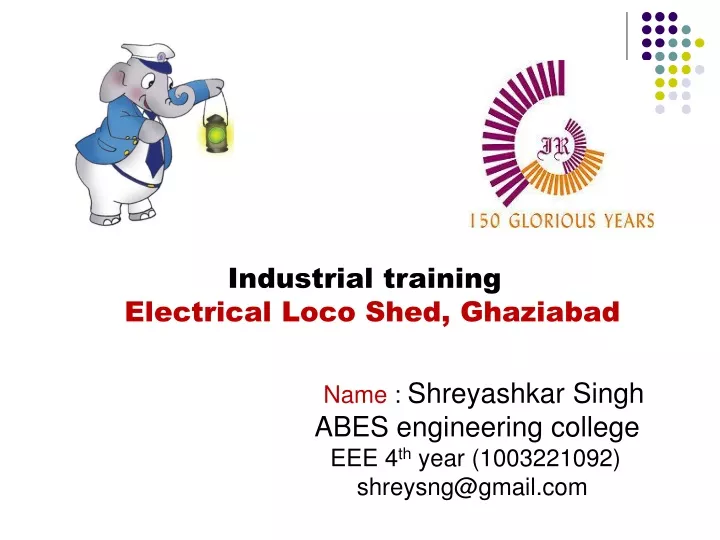 industrial training electrical loco shed ghaziabad