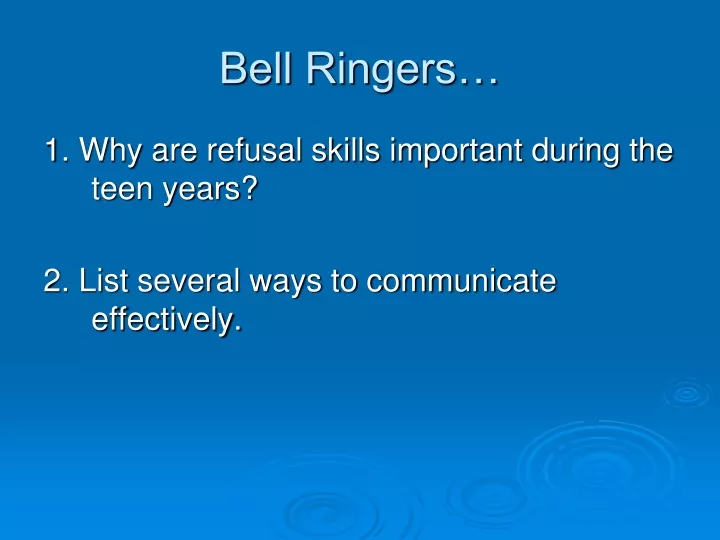 bell ringers