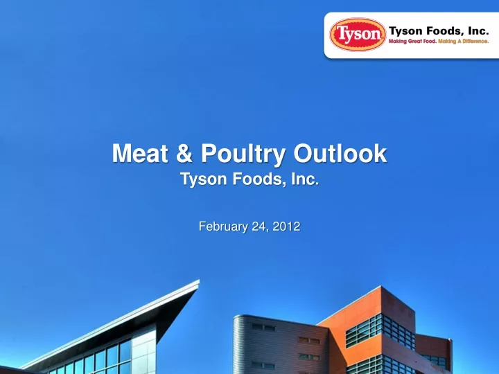 meat poultry outlook