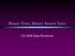 Binary Trees, Binary Search Trees - slide 1