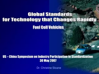 US – China Symposium on Industry Participation in Standardization  30 May 2007