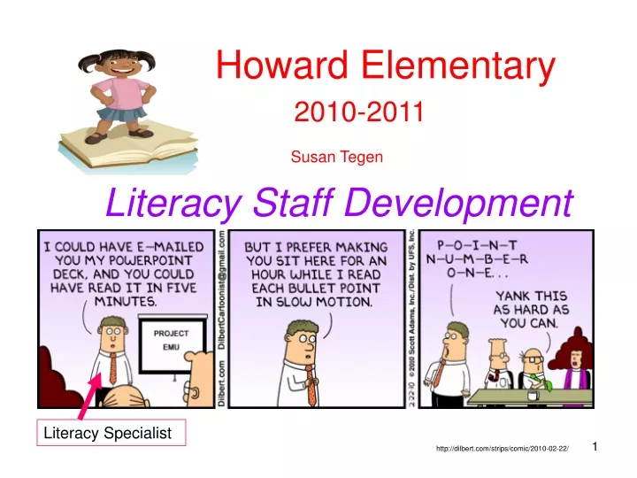 howard elementary 2010 2011 susan tegen literacy staff development